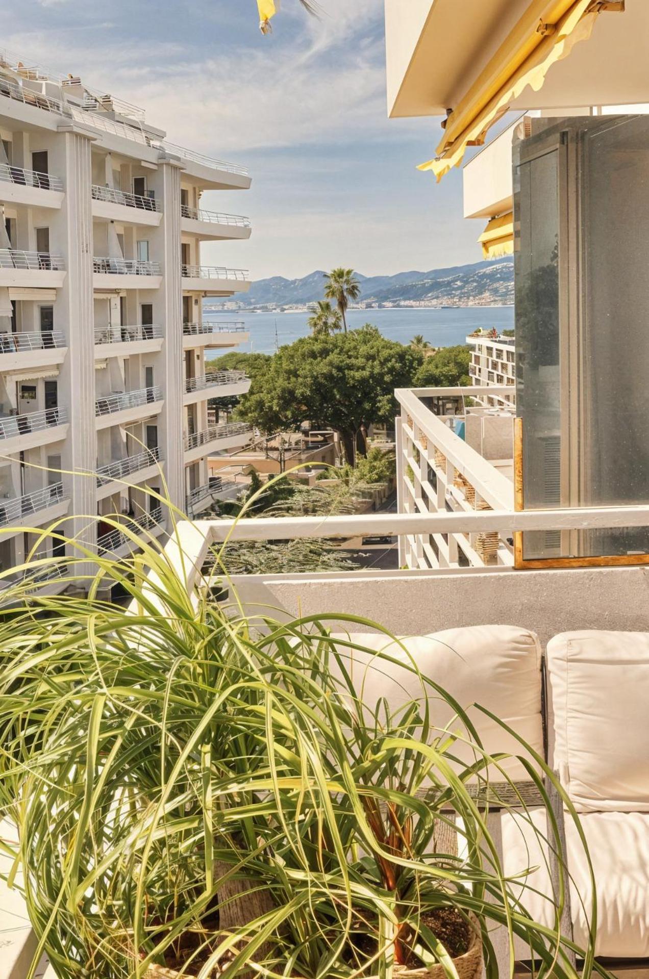 Frgk "Etoile Du Sud Terrasse Vue Mer Palm Beach" Cannes Exterior photo